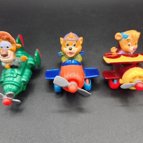 Vtg Set Of 4 Disney Talespin Airplane Toys McDonald’s Happy Meal 1990 Diecast - Picture 5 of 11